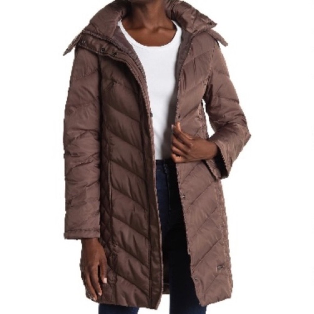 Kenneth Cole NY Women’s Quilted Down Feather Puffer Jacket